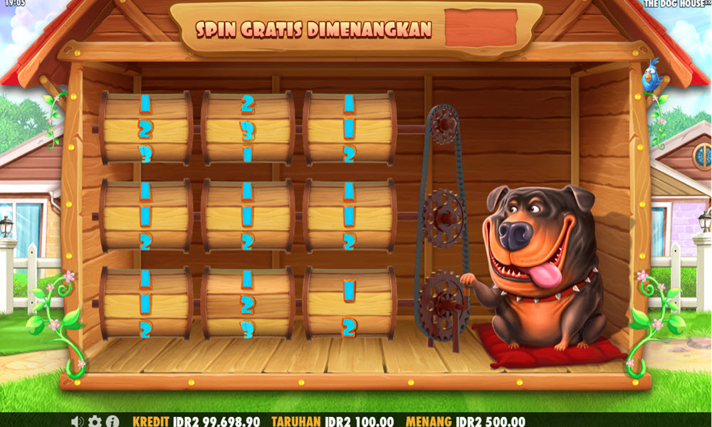 free spin the dog house slot