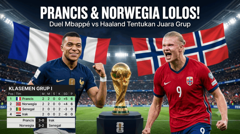 Klasemen Piala Dunia 2026.