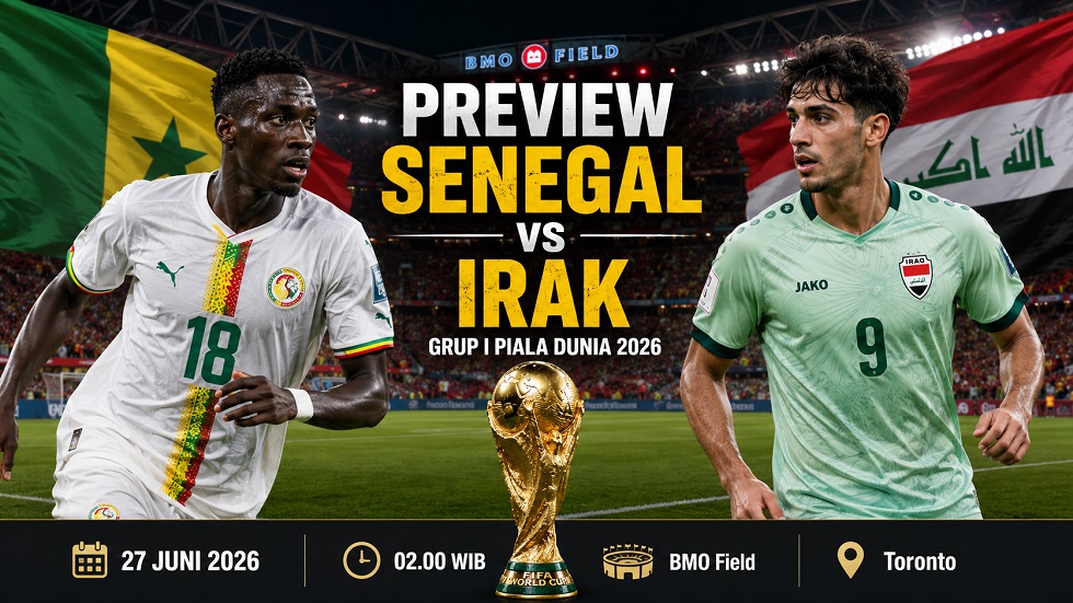 Preview Senegal vs Irak.