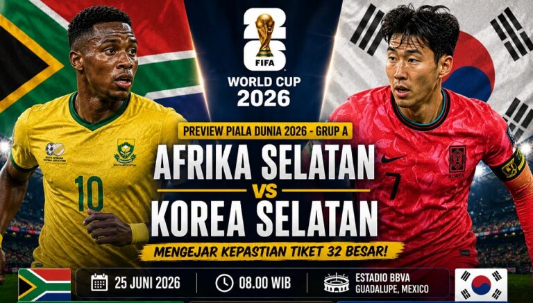 Preview Afrika Selatan vs Korea Selatan