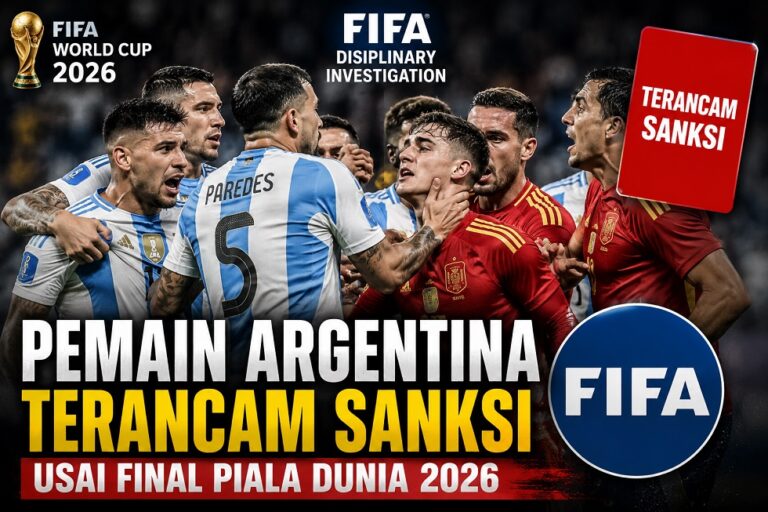 FIFA akan melakukan investigasi terhadap Argentina usai Piala Dunia 2026.