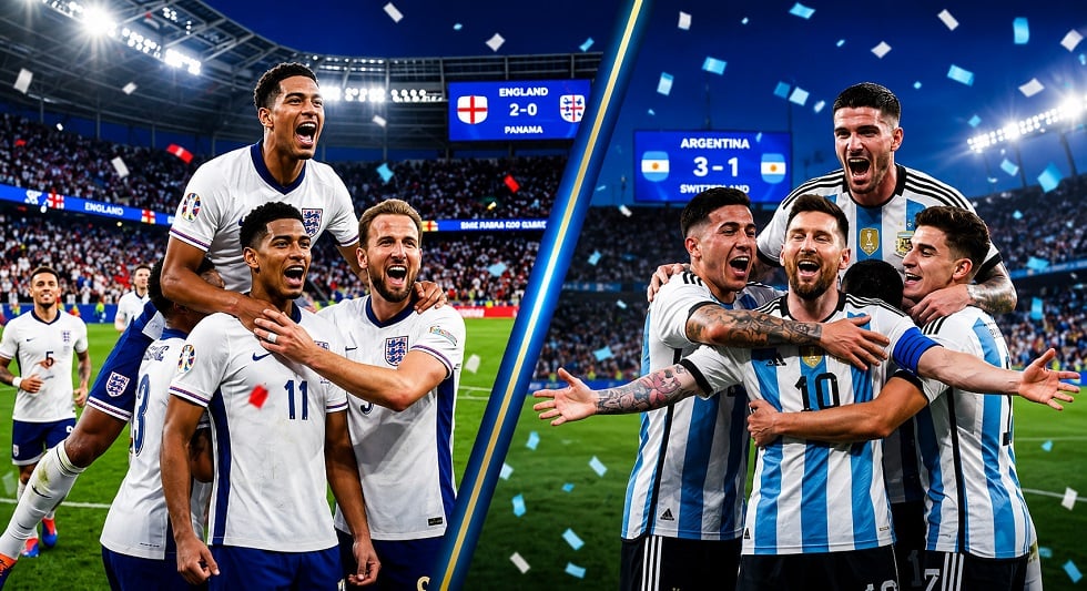 Daftar shot on goal pemain jelang pertandingan Inggris vs Argentina di Piala Dunia 2026.