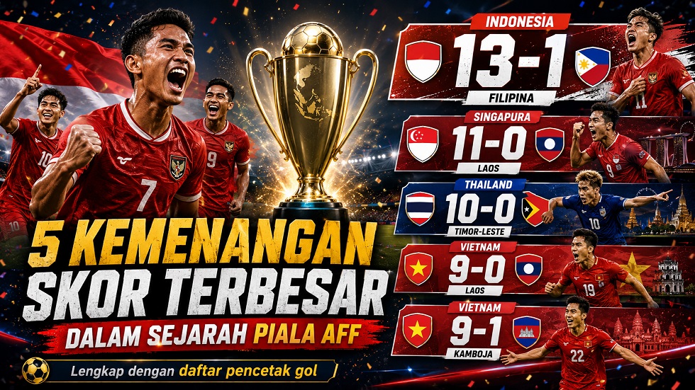 Kemenangan skor terbesar dalam sejarah Piala AFF.