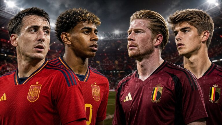 Daftar pemain dengan shot on goal terbanyak jelang pertandingan Spanyol vs Belgia.