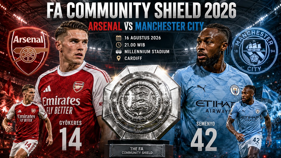 Arsenal vs Manchester City: Community Shield 2026