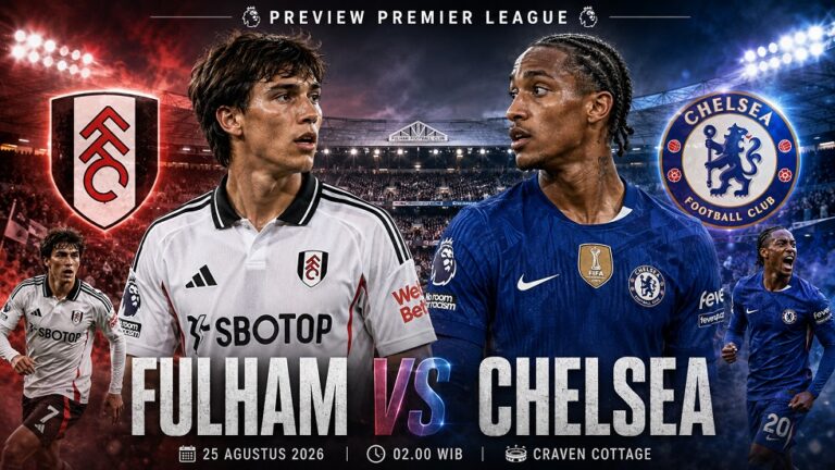 Preview Fulham vs Chelsea pada pertandingan Premier League 2026/27.