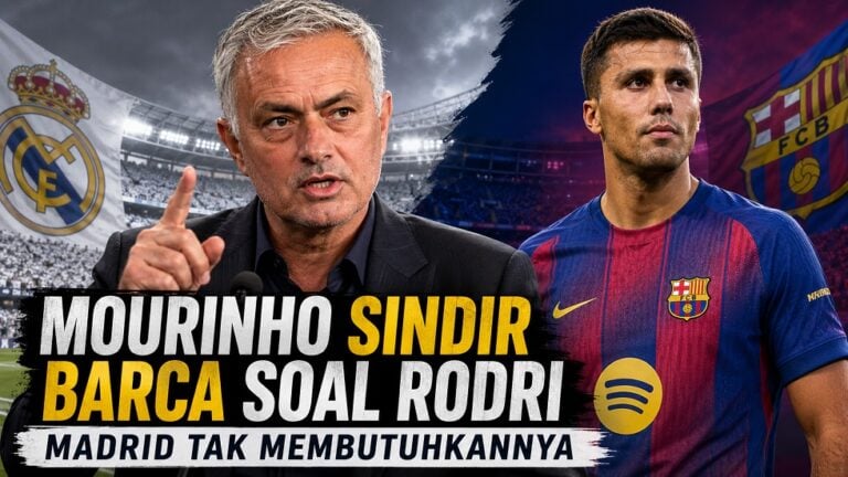 Jose Mourinho Sindir Barcelona soal Rodri