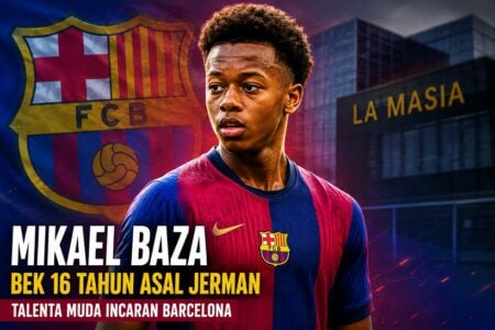Profil Mikael Baza, bek 16 tahun Hamburger SV yang dibidik Barcelona.
