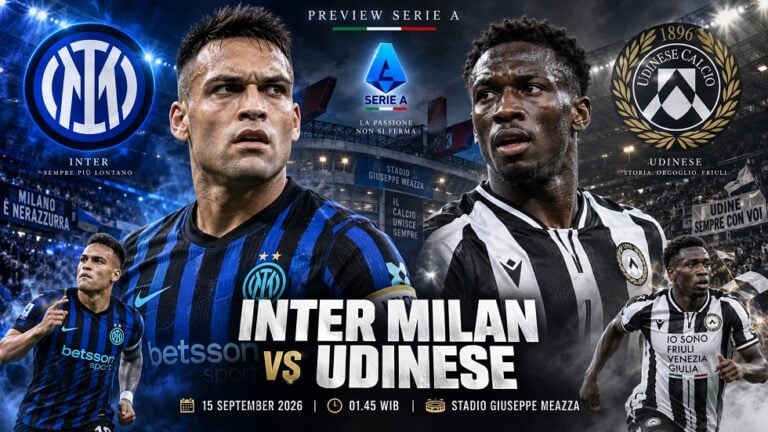 Preview Inter Milan vs Udinese