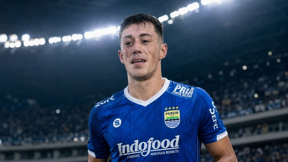 Mariano Peralta, pemain bintang Persib Bandung.